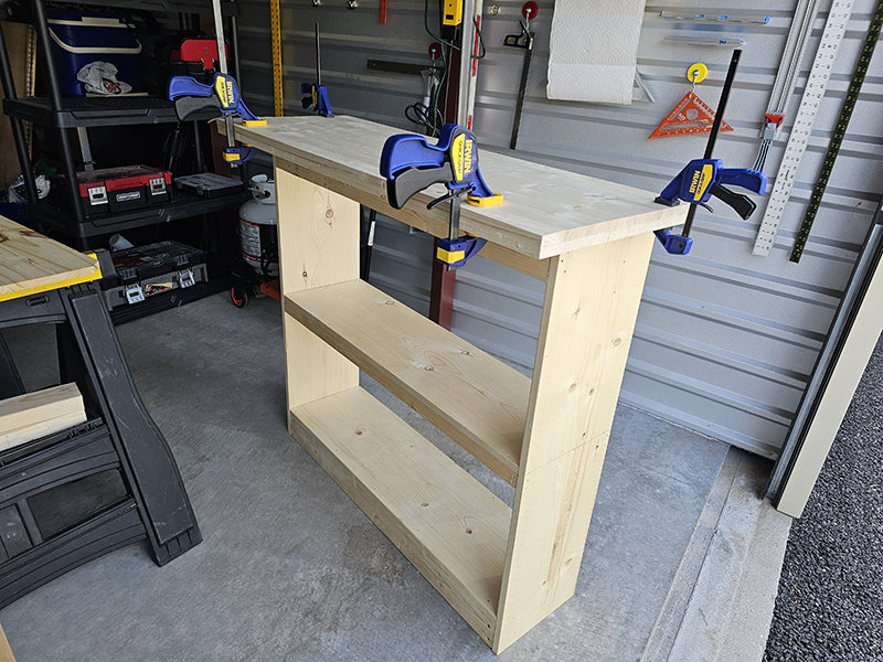 Bar top clamped